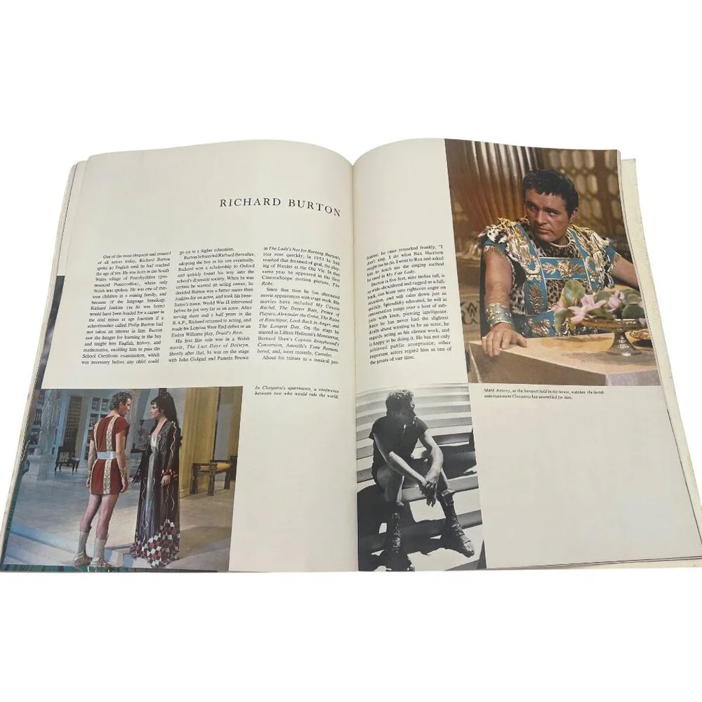 1963 Cleopatra Movie Souvenir Program Elizabeth Taylor Richard Burton Vintage - Picture 8 of 9